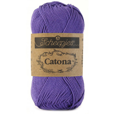 Scheepjes Catona Garn Unicolor 508 Deep Amethyst von Scheepjes