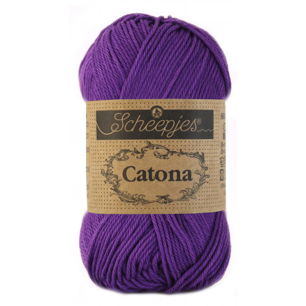 Scheepjes Catona Garn Unicolor 521 Deep Violet von Scheepjes
