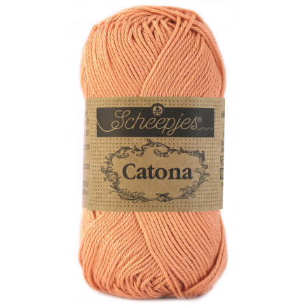 Scheepjes Catona Garn Unicolor 524 Apricot von Scheepjes