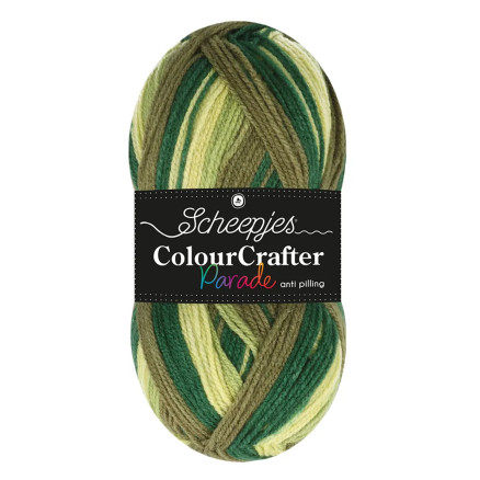 Scheepjes Farbe Crafter Parade Garn 404 Grün-Mischung von Scheepjes