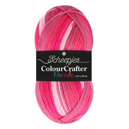 Scheepjes Farbe Crafter Parade Garn 406 Rosa Mischung von Scheepjes