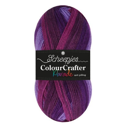 Scheepjes Farbe Crafter Parade Garn 407 Lila Mischung von Scheepjes