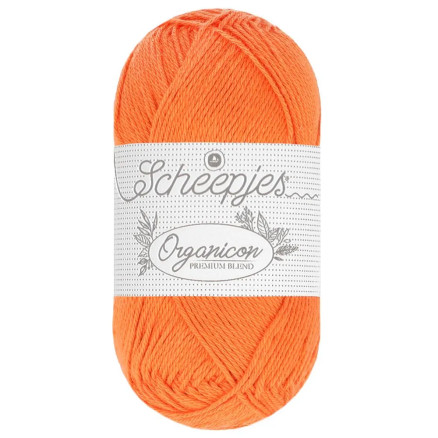 Scheepjes Organicon Garn 224 Deep Mandarin von Scheepjes