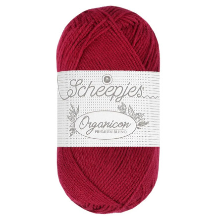 Scheepjes Organicon-Garn 243 Kirschkonfitüre von Scheepjes