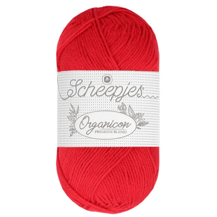 Scheepjes Organicon Garn 244 Rote Rose von Scheepjes