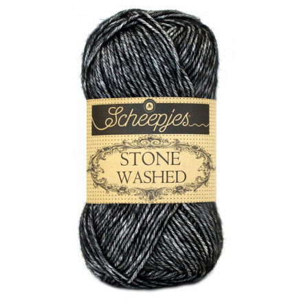 Scheepjes Stone Washed Garn Mix 803 Black Onyx von Scheepjes