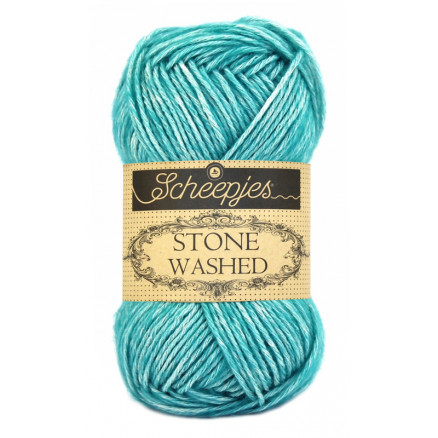 Scheepjes Stone Washed Garn Mix 815 Green Agate von Scheepjes