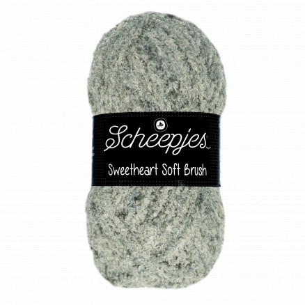 Scheepjes Sweetheart Soft Brush Garn Print 527 Greenish Grey von Scheepjes