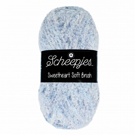 Scheepjes Sweetheart Soft Brush Garn Print 531 Hellblau von Scheepjes