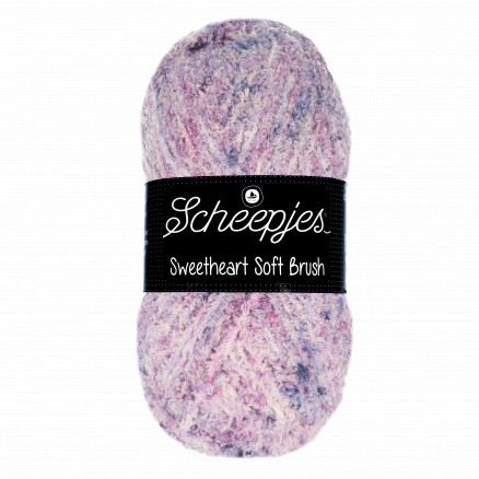 Scheepjes Sweetheart Soft Brush Garn Print 533 Lila von Scheepjes