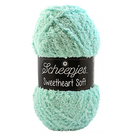 Scheepjes Sweetheart Soft Garn Unicolor 17 Meeresgrün von Scheepjes