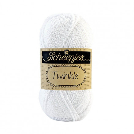Scheepjes Twinkle Garn Glitzer 901 Weiß von Scheepjes