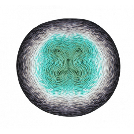 Scheepjes Whirl Garn Print 785 Minty Black Velvet von Scheepjes