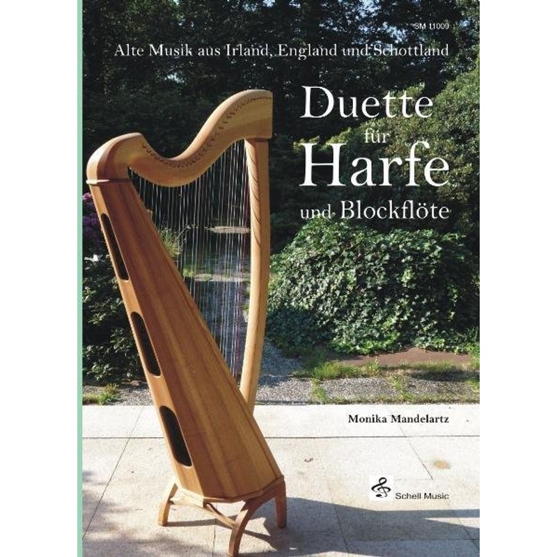 Duette für Harfe und Blockflöte, m. 1 Buch, 2 Teile von Schell Music