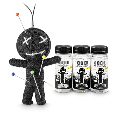 3er-Pack: Voodoo Doll in Dose | lustige Mini-Voodoo-Puppe to go | ARBEITSWELT Voodoo-doll | imaginäre Strafen für "geliebte" Chefs, "sympatische" Kollegen und andere "Lieblingsmenschen" auf der Arbeit 3er-Pack: Voodoo Doll in Dose | lustige Mini-Voodoo-Puppe to go | ARBEITSWELT Voodoo-doll | imaginäre Strafen für "geliebte" Chefs, "sympatische" Kollegen und andere "Lieblingsmenschen" auf der Arbeit von Scherzboutique