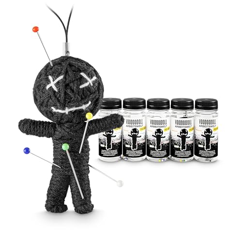 5er-Pack: Voodoo Doll in Dose | lustige Mini-Voodoo-Puppe to go | ARBEITSWELT Voodoo-doll | imaginäre Strafen für "geliebte" Chefs, "sympatische" Kollegen und andere "Lieblingsmenschen" auf der Arbeit 5er-Pack: Voodoo Doll in Dose | lustige Mini-Voodoo-Puppe to go | ARBEITSWELT Voodoo-doll | imaginäre Strafen für "geliebte" Chefs, "sympatische" Kollegen und andere "Lieblingsmenschen" auf der Arbeit von Scherzboutique
