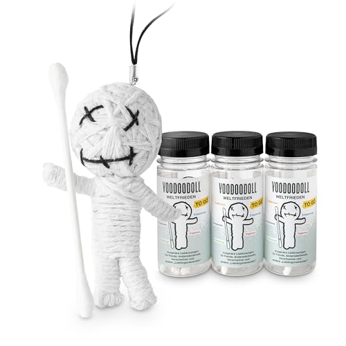 Scherzboutique 3er-Pack: Voodoo Doll in Dose | Lustige Mini-Puppe to Go | WELTFRIEDEN | Imaginäre Liebkosungen für Feinde, Andersdenkende und Alle, Die Es Dringend Nötig Haben Scherzboutique 3er-Pack: Voodoo Doll in Dose | Lustige Mini-Puppe to Go | WELTFRIEDEN | Imaginäre Liebkosungen für Feinde, Andersdenkende und Alle, Die Es Dringend Nötig Haben von Scherzboutique