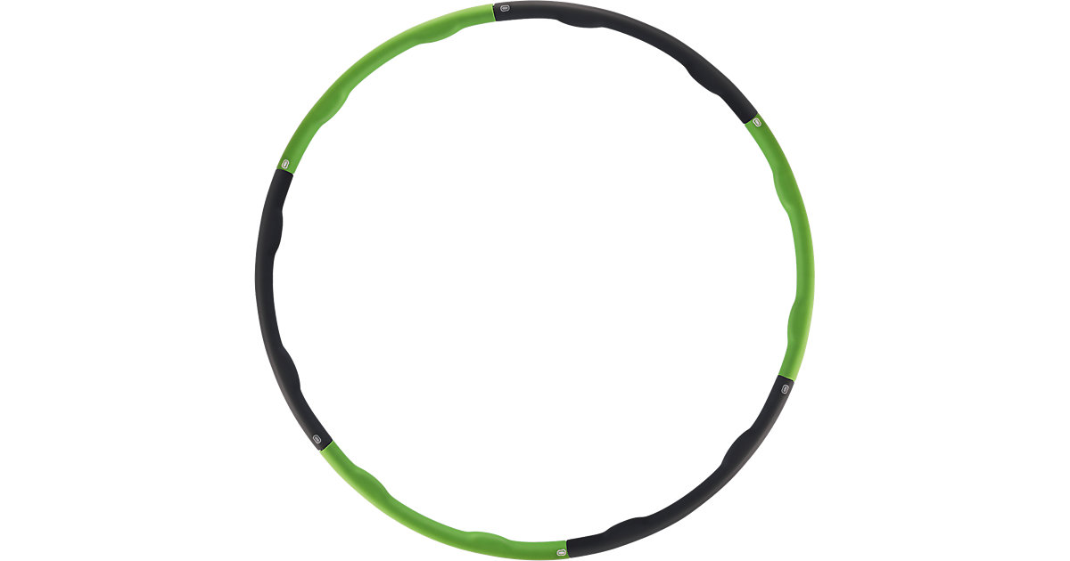Fitness-Hoop, (Hula-Hoop Reifen Power Ring), Ø 100 cm, schwarz/grün von Schildkröt-Fitness