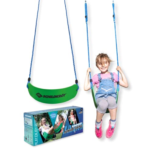 Schildkröt® Jungle Swing, Kinderschaukel mit elastischem Sitz, Soft Schaukel, Jungle Line Zubehör, Befestigung an jedem Schaukelgestell von Schildkröt
