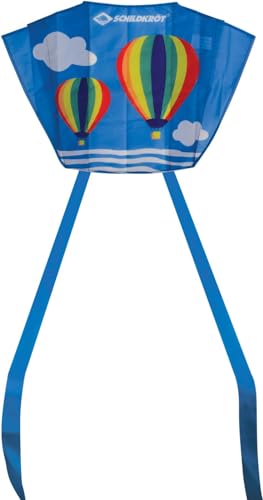 Schildkröt® Poket Kite L, handlicher Taschendrache, 65x45cm, inkl. 5 kp Polyesterleine mit Handgriff, 2-4 Beaufort, 970405 von Schildkröt