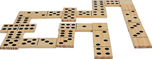 Schildkröt® Jumbo Domino, 28 Domino-Steine im Großformat, 13 x 6 x 1cm FSC-Holz, praktische Ausbewahrung in Meshbag mit Kordelzug, 970314 Schildkröt® Jumbo Domino, 28 Domino-Steine im Großformat, 13 x 6 x 1cm FSC-Holz, praktische Ausbewahrung in Meshbag mit Kordelzug, 970314 von Schildkröt