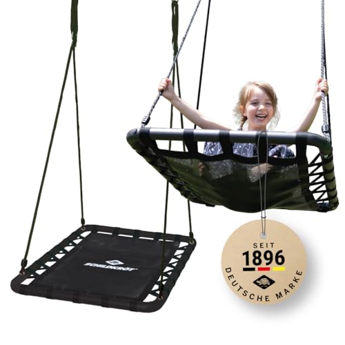 Schildkröt Nestschaukel, rechteckige Schaukel, 102 x 60cm, Schaukelspaß für die gesamte Familie, ideal für den Außen- und Innenbereich, Gartenschaukel bis 150kg Nutzergewicht Schildkröt Nestschaukel, rechteckige Schaukel, 102 x 60cm, Schaukelspaß für die gesamte Familie, ideal für den Außen- und Innenbereich, Gartenschaukel bis 150kg Nutzergewicht von Schildkröt