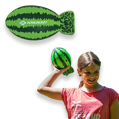 Schildkröt® Splash Ball im Wassermelonen-Stil, aufblasbarer Wasserball aus griffigem Neopren für Indoor, Garten, Pool, Meer und Strand von Schildkröt