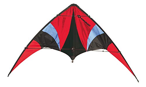 Schildkröt Stunt Kite, Zweileiner Lenkdrache, ab 10 Jahren, inkl. 25 kp Polyesterschnüre, 2x30m auf Steuerspulen von Schildkröt