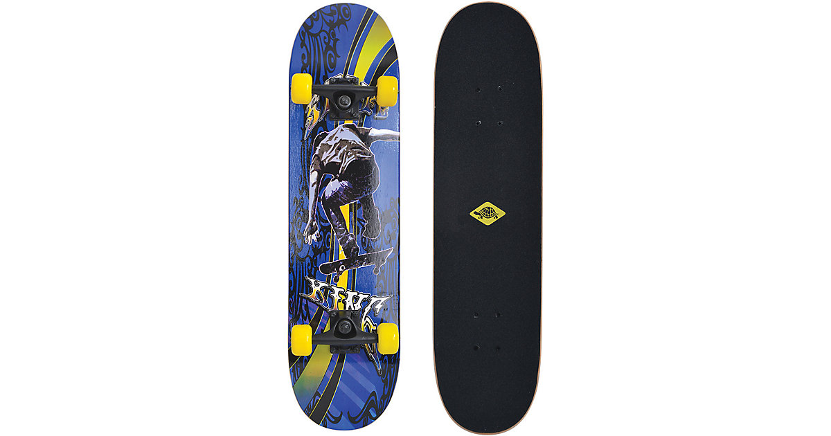 "Skateboard Slider 31"" Cool King" blau/gelb von SCHILDKRÖT