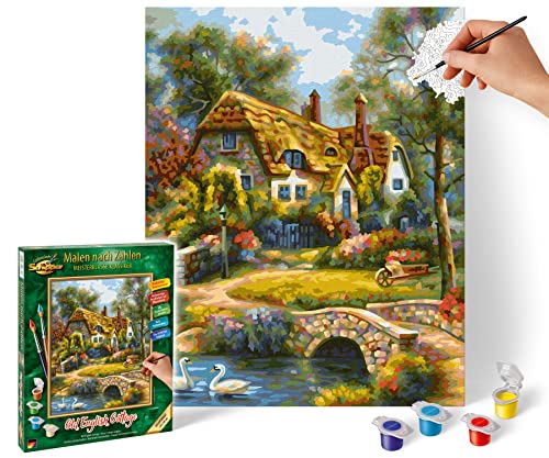 Schipper 609240831 Malen nach Zahlen - Old English Cottage - Bilder malen für Erwachsene, inklusive Pinsel und Acrylfarben, 24 x 30 cm Schipper 609240831 Malen nach Zahlen - Old English Cottage - Bilder malen für Erwachsene, inklusive Pinsel und Acrylfarben, 24 x 30 cm von Schipper