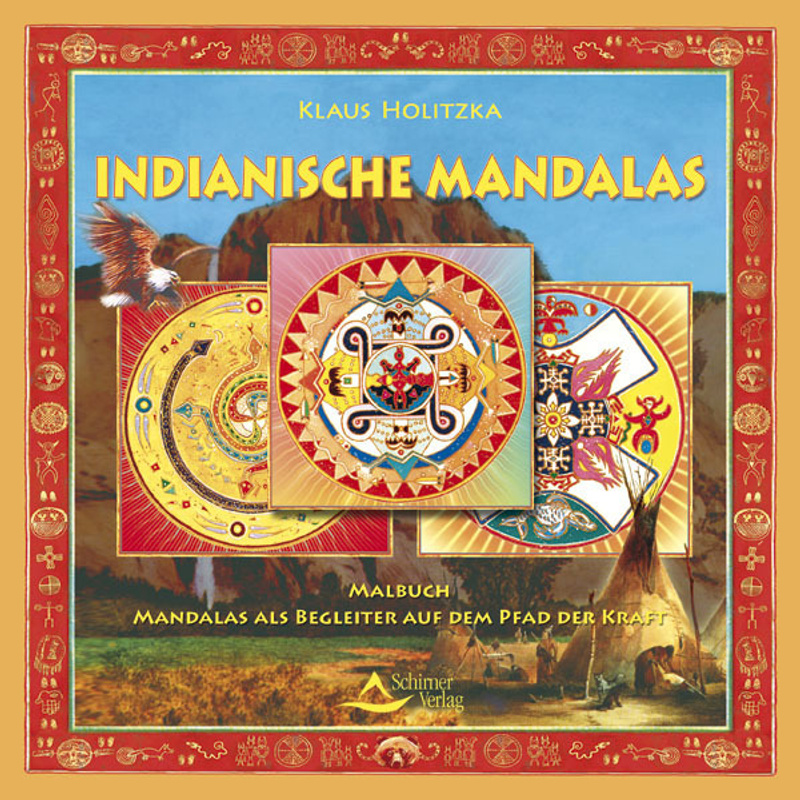 Indianische Mandalas. Malbuch von Schirner