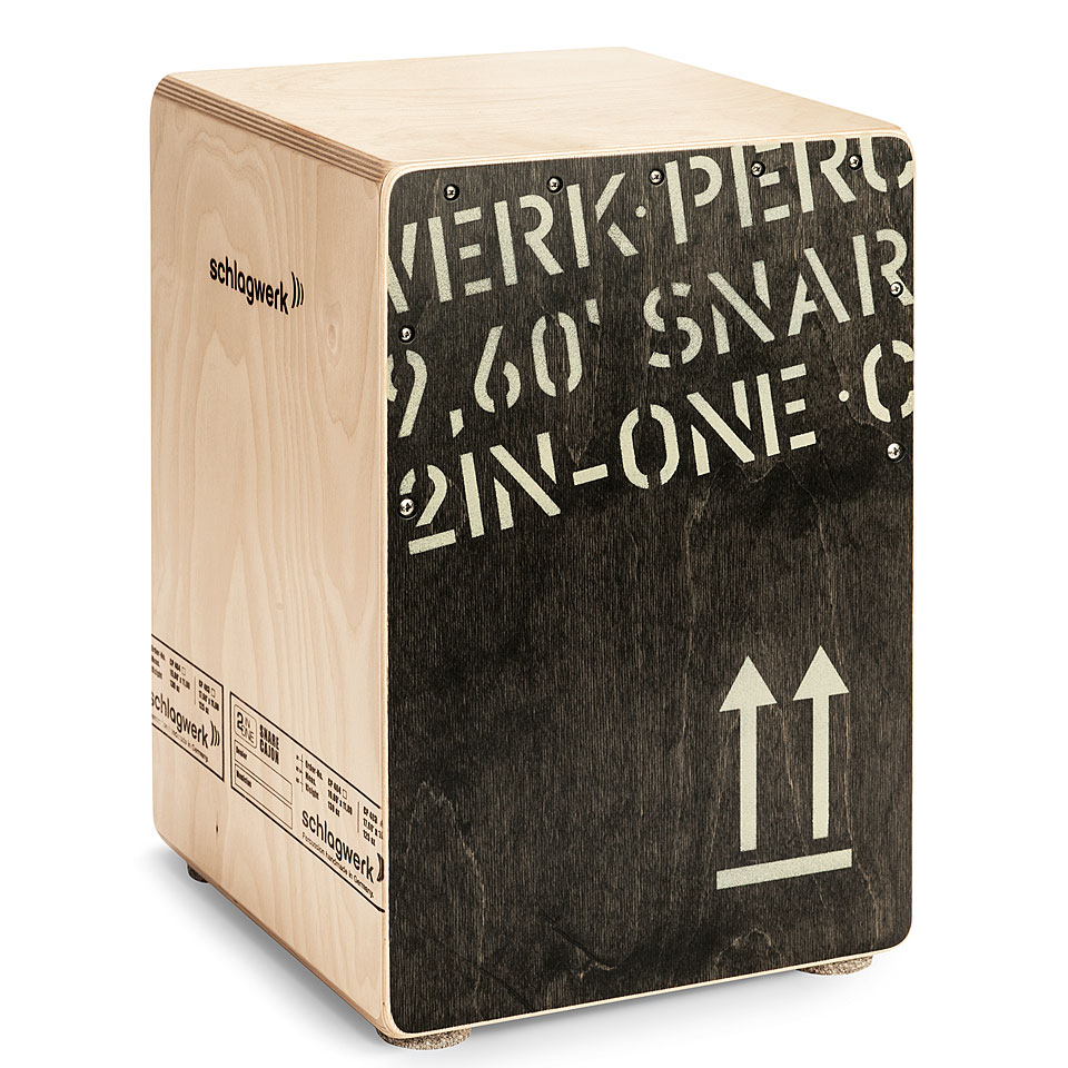 Schlagwerk CP403BLK 2inOne Black Edition (Medium) Cajon von Schlagwerk