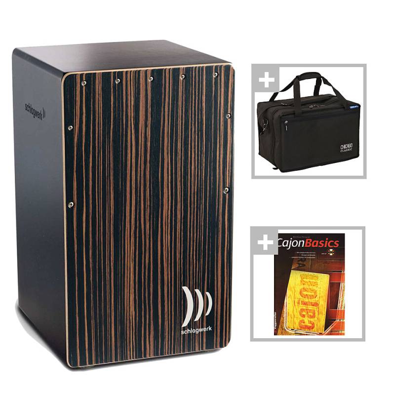 Schlagwerk CP432 2inOne "Deluxe" Makassar Bundle Cajon von Schlagwerk