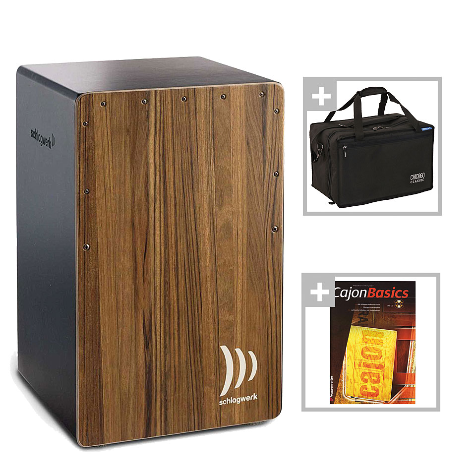 Schlagwerk CP584 Super Agile Brown Sugar Bundle Cajon von Schlagwerk