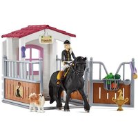 Schleich Horse Club 42437 - Pferdebox mit Tori & Princess von Schleich GmbH