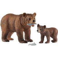 Schleich 42473 - Wild Life, Grizzlybär-Mutter mit Jungem Schleich 42473 - Wild Life, Grizzlybär-Mutter mit Jungem von Schleich GmbH