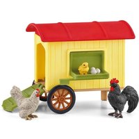 Schleich 42572 - Farm World, Hühnerstall, 5 Teile, Spielset von Schleich GmbH