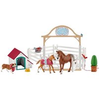 Schleich Horse Club 42458 - Hannahs Gastpferd mit Hündin Ruby von Schleich GmbH