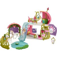 schleich® 42445 Glitzerndes Blütenhaus mit Einhörnern von Schleich GmbH