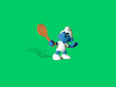 20049 Tennis Schlumpf Schleich von The Smurfs