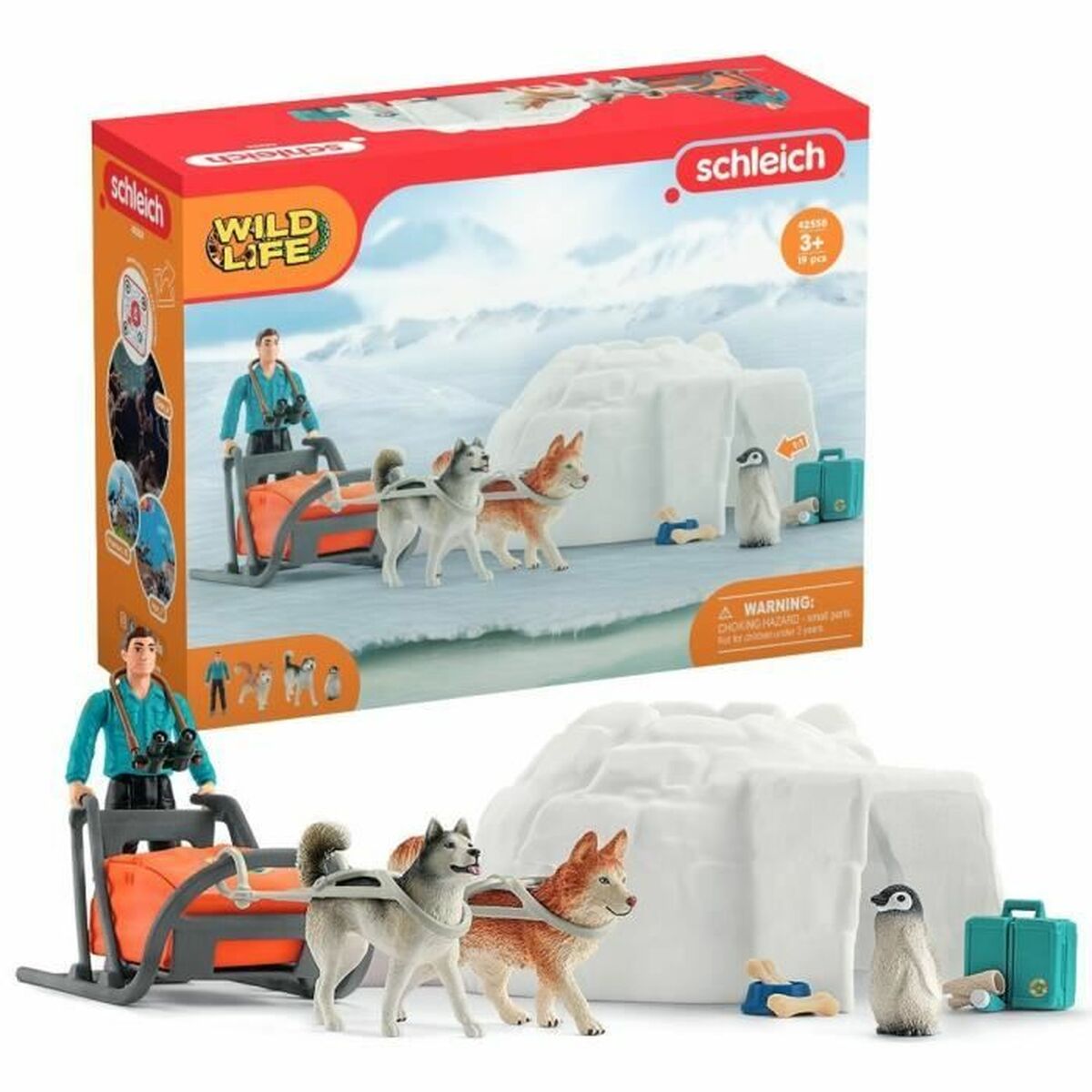 Playset Schleich 42558 Wild Life Antarctica Expedition Set 16 Stücke 19 Stücke Playset Schleich 42558 Wild Life Antarctica Expedition Set 16 Stücke 19 Stücke von Schleich