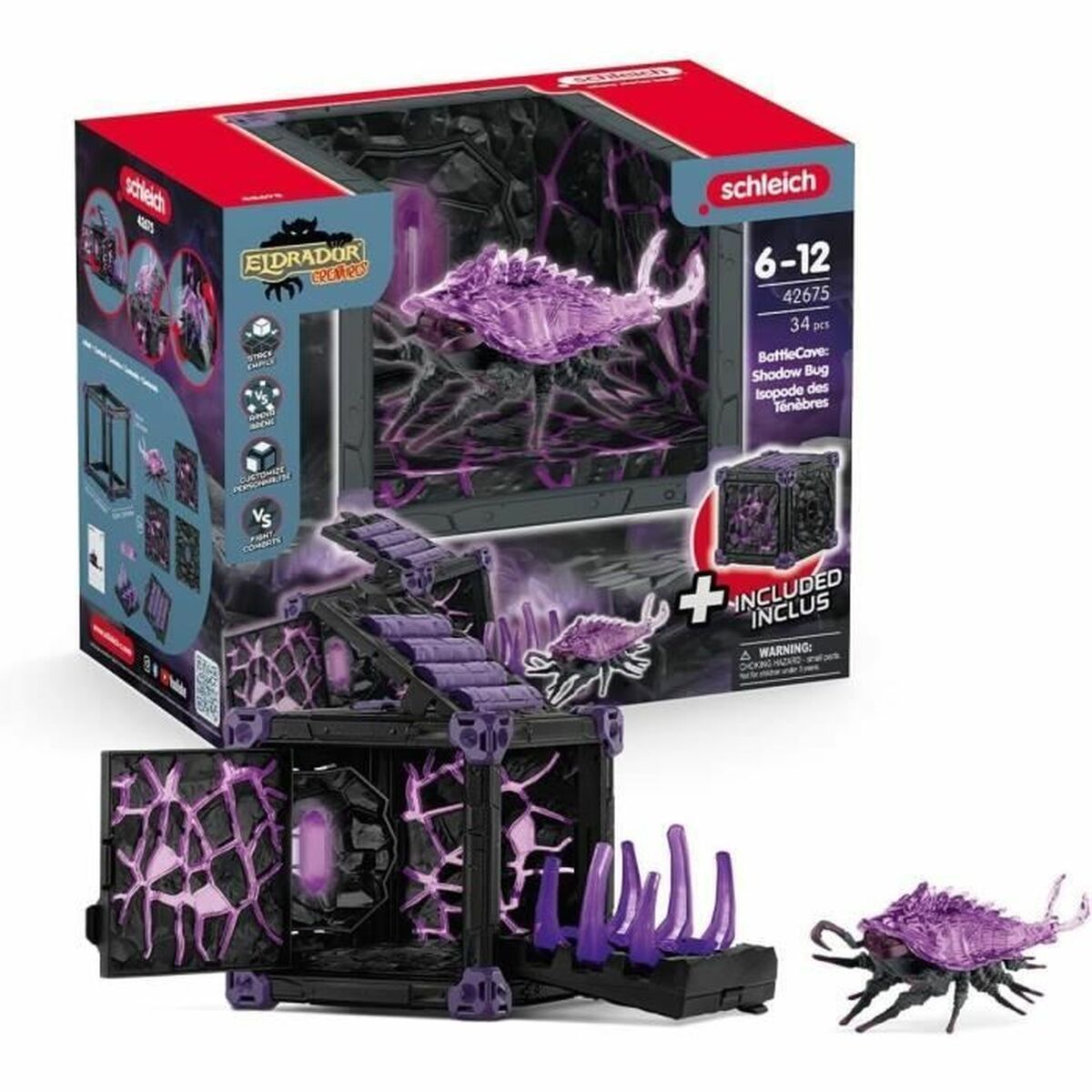 Playset Schleich BattleCave Dark Isopod Playset Schleich BattleCave Dark Isopod von Schleich