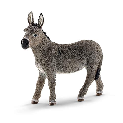 schleich 13772 Esel, für Kinder ab 3+ Jahren, FARM WORLD - Spielfigur von SCHLEICH