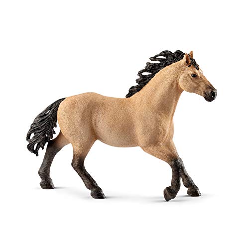 schleich 13853 Quarter Horse Hengst, für Kinder ab 5-12 Jahren, HORSE CLUB - Spielfigur von SCHLEICH