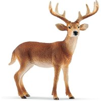 Schleich 14818 - Wild Life, Weißwedelhirsch, Tierfigur von Schleich