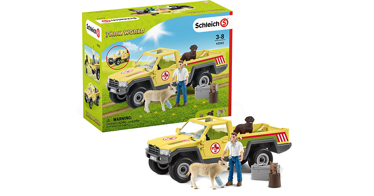 Schleich 42503 Tierarztbesuch auf dem Bauernhof bunt Schleich 42503 Tierarztbesuch auf dem Bauernhof bunt von Schleich