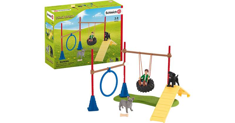 Schleich Farm World 42536 Spielspaß Hunde bunt  Kinder von Schleich