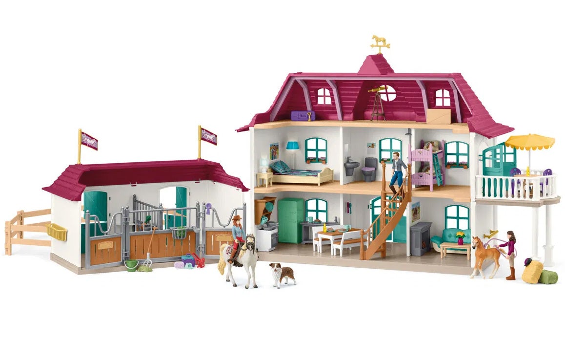 Schleich 42706 Horse Club Spielset Lakeside Wohnhaus mit Stall Schleich 42706 Horse Club Spielset Lakeside Wohnhaus mit Stall von Schleich