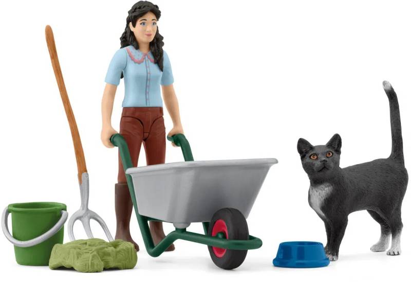 Schleich 42747 Pocket Set Ausmist- &  Pflegeset von Schleich