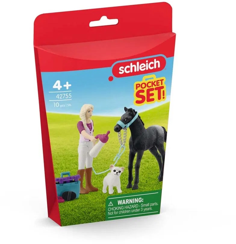 Schleich 42755 Pocket Set Pflegeset für Fohlen Spielset Schleich 42755 Pocket Set Pflegeset für Fohlen Spielset von Schleich